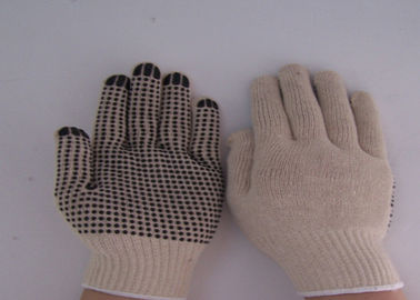 Cotton / Polyester Working Hands Gloves Flexible Shell Weight 550g Per Dozen